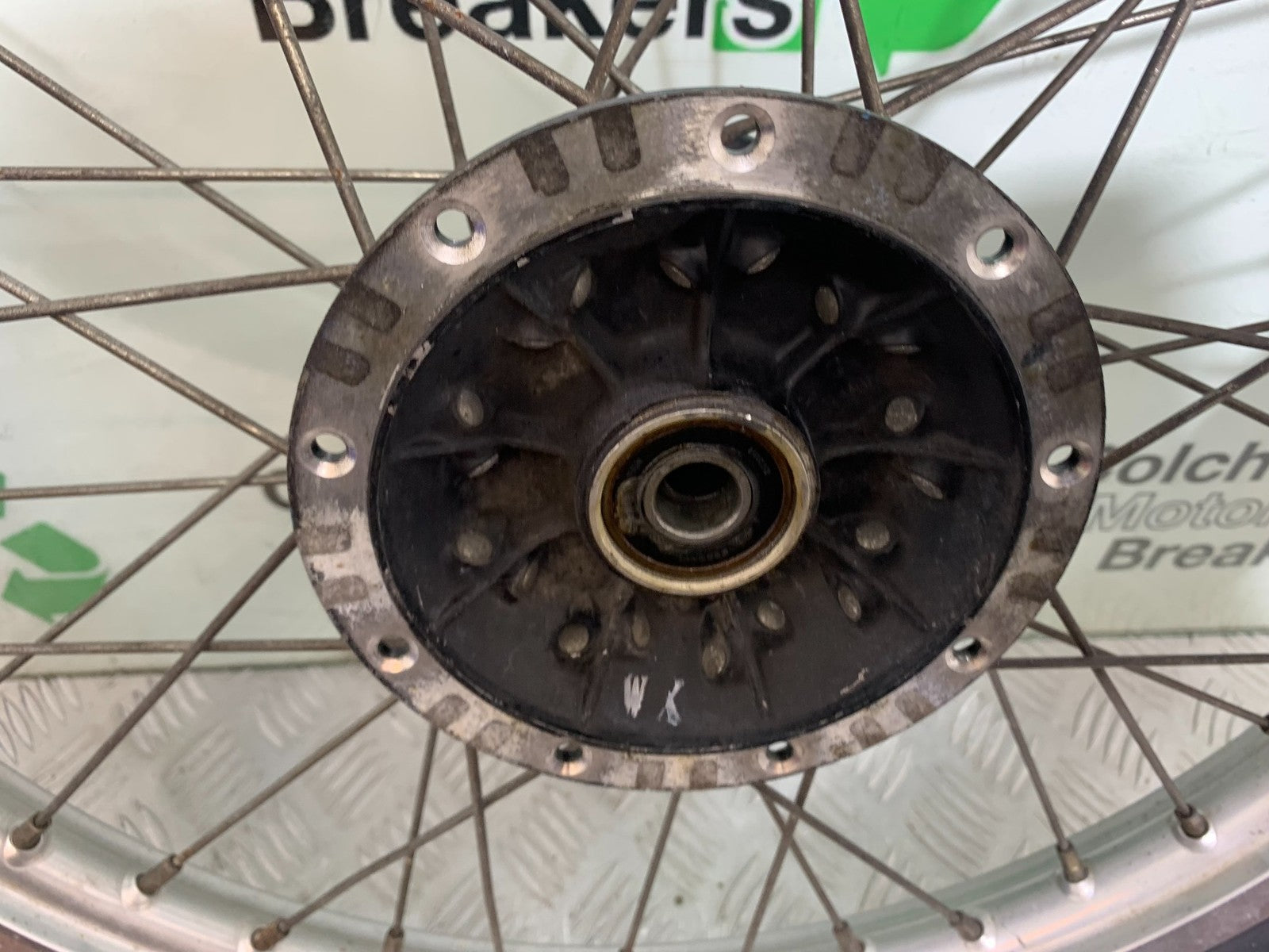 KAWASAKI KLR250 KLR 250 FRONT WHEEL   YEAR 1984-2001 (CMB1225)