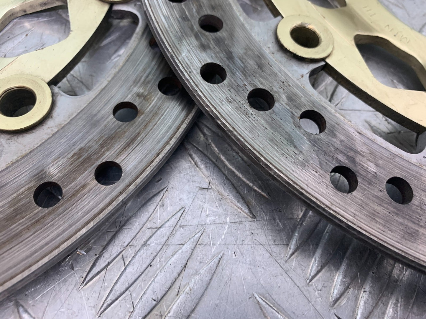 HONDA CBR1000 rr FIREBLADE FRONT BRAKE DISCS  YEAR 2006 (CMB1220)