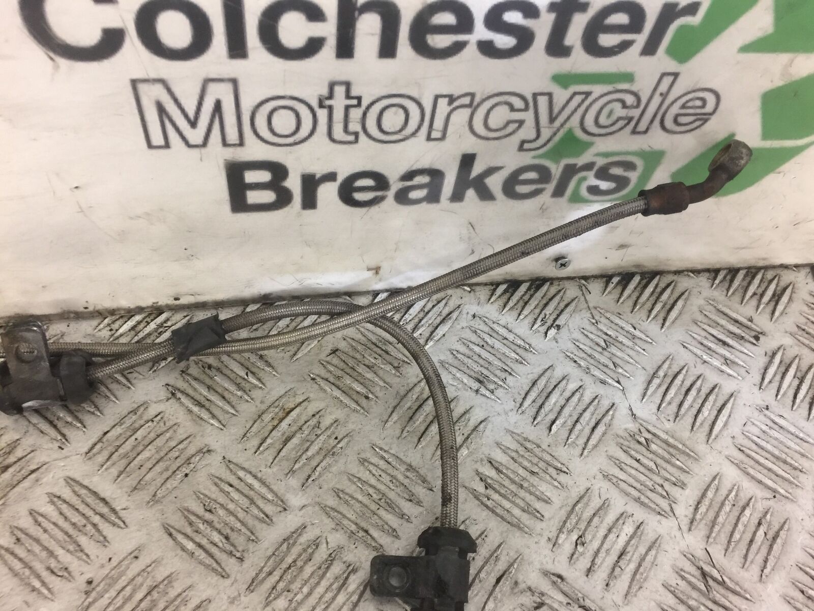 HONDA VT750 VT 750 SHADOW BRAIDED FRONT BRAKE LINE  YEAR 1998 (STOCK 402)