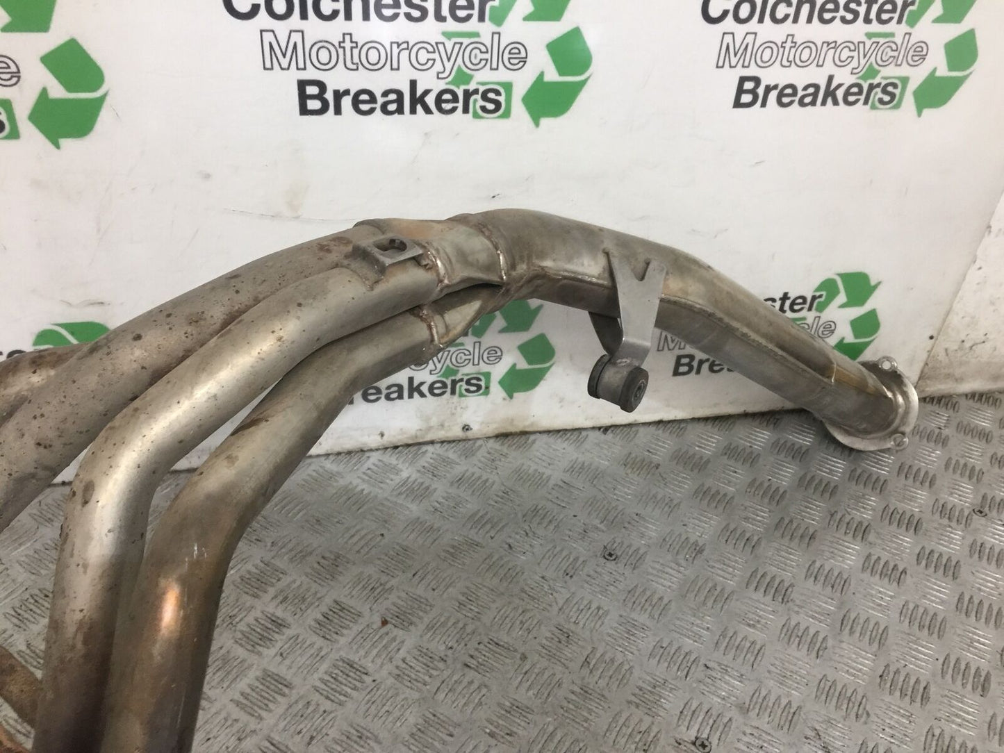 TRIUMPH 600 SPEED FOUR EXHAUST DOWNPIPES   YEAR 2002  (STOCK 756)