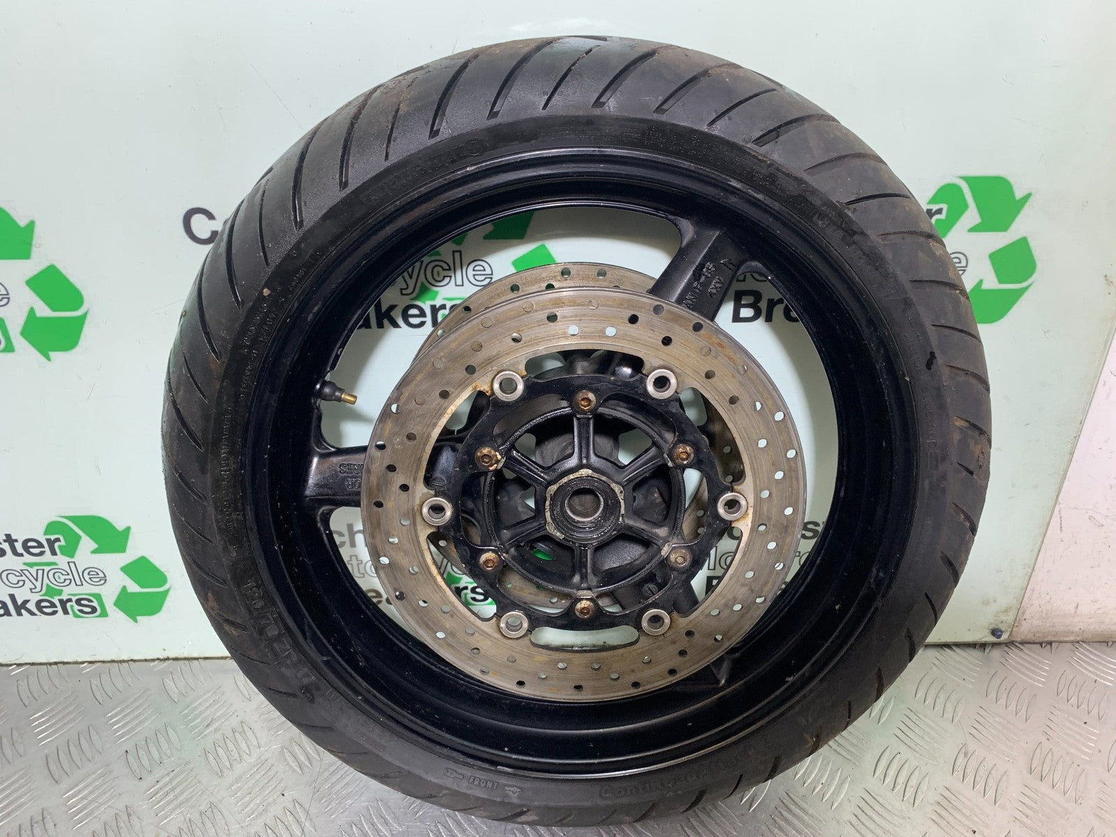 YAMAHA FZS1000 FAZER FRONT WHEEL AND DISCS YEAR 2001-05 (CMB1275)