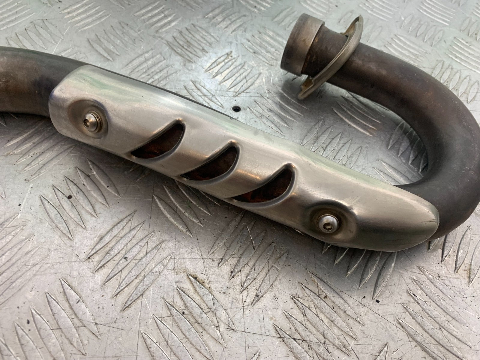 KAWASAKI KXF450 KXF 450 EXHAUST DOWNPIPE YEAR 2013 CMB1217)