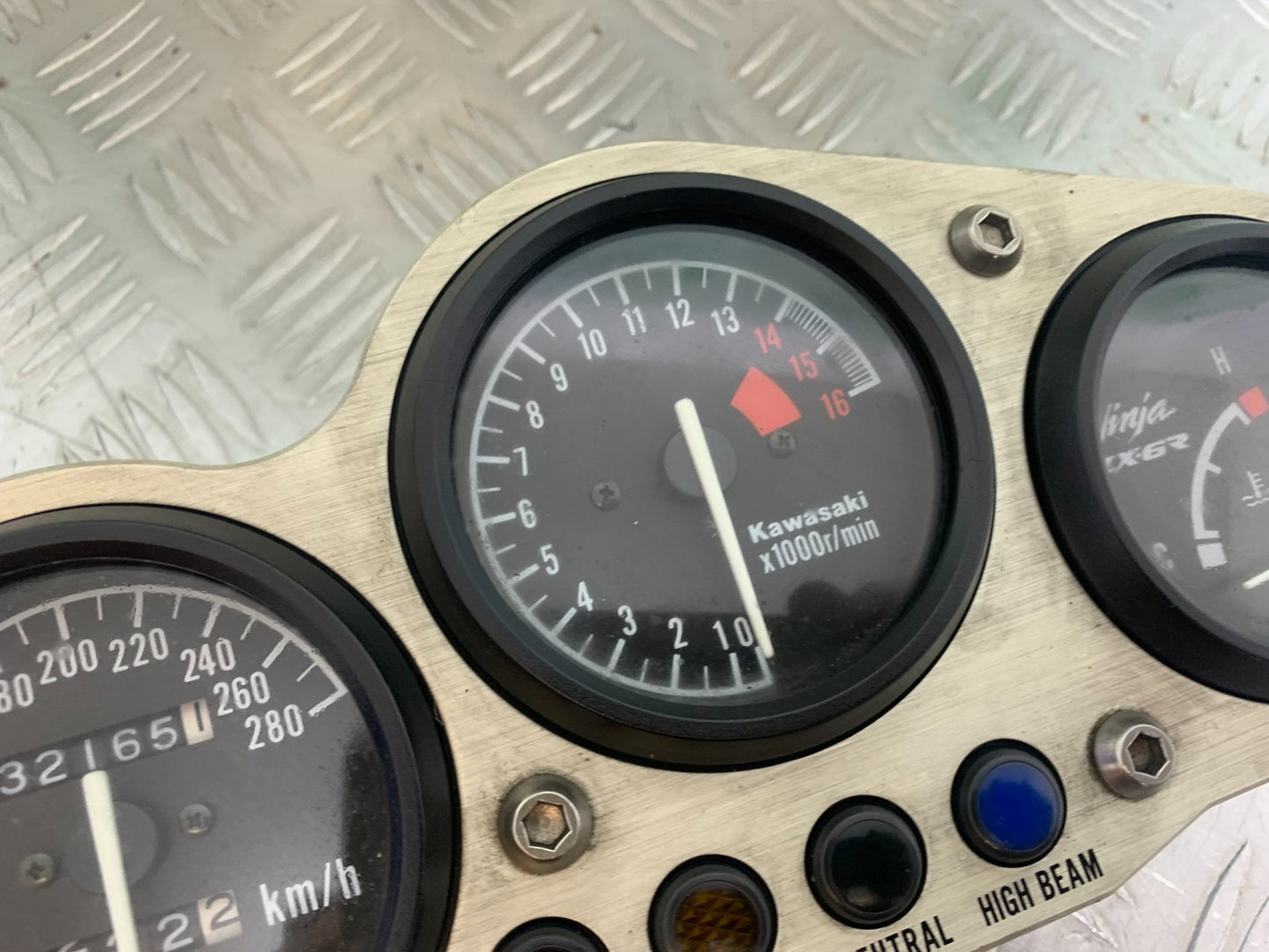 KAWASAKI ZX6R ZX6 F CLOCKS SPEEDO DASH YEAR 1995-1997 (CMB1169)