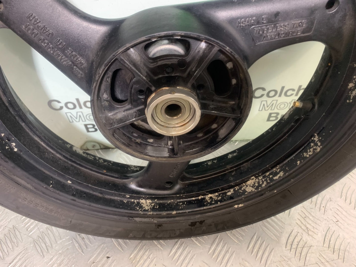 SUZUKI GS500 GS 500 REAR WHEEL YEAR 2001-2008 (CMB1254)