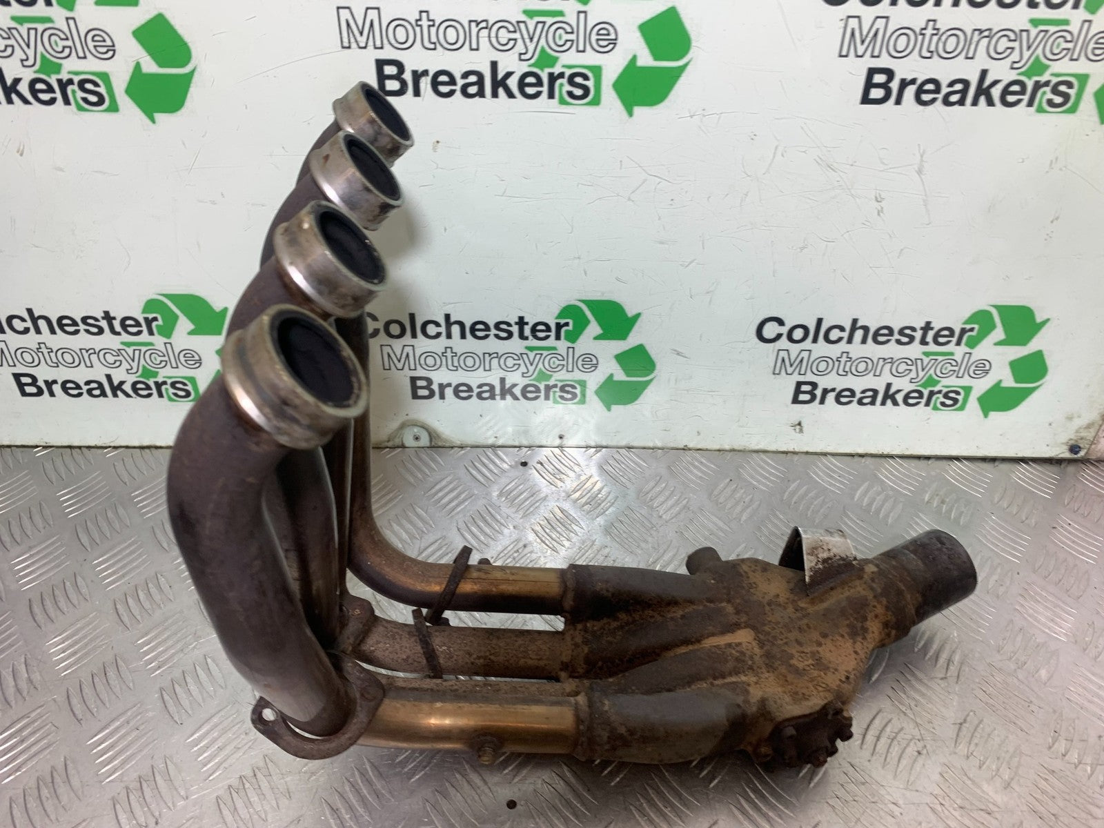 YAMAHA YZF R1 4XV EXHAUST DOWNPIPES YEAR 1998-99 (CMB1291)