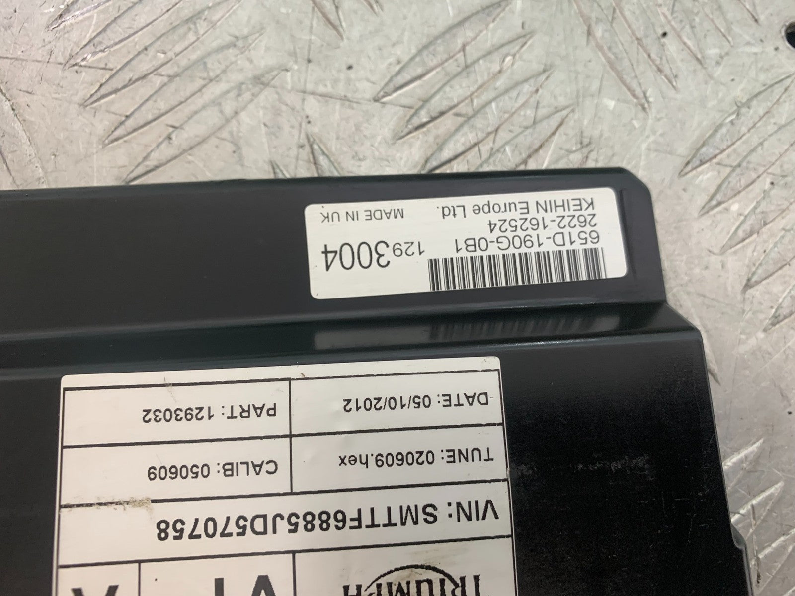 TRIUMPH 1050 SPRINT GT ECU  YEAR 2010-2016 (CMB1250)