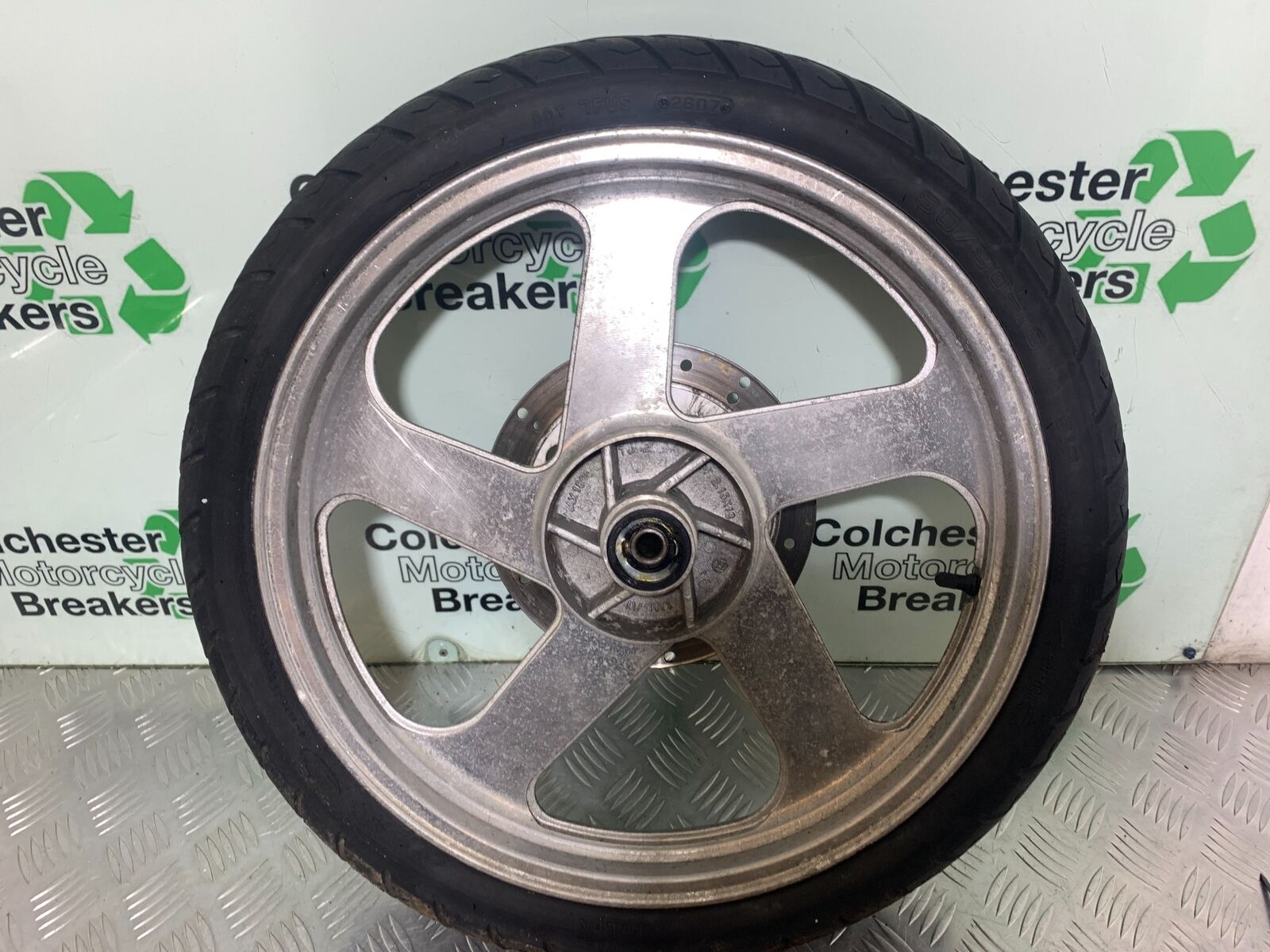 AJS DD125 REGAL RAPTOR FRONT WHEEL  YEAR 2007 (CMB1061)