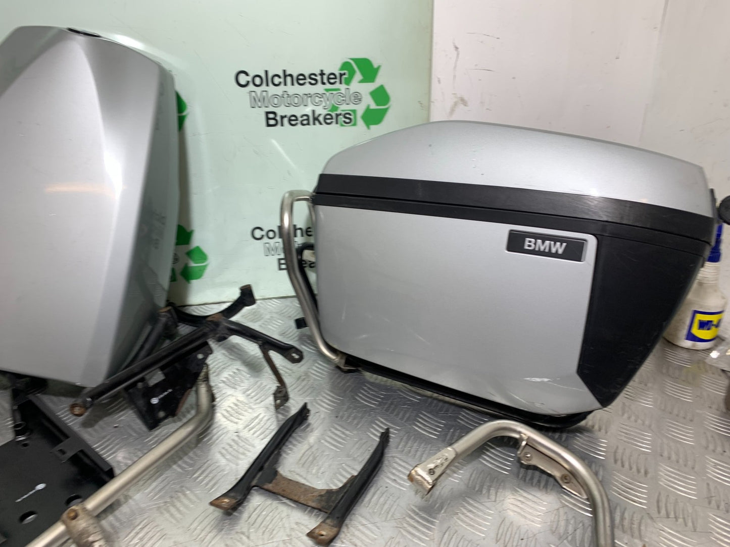 BMW F800 GT LUGGAGE PANNIERS CRASH BARS (EX-POLICE)  YEAR 2013-2017 (CMB1248)