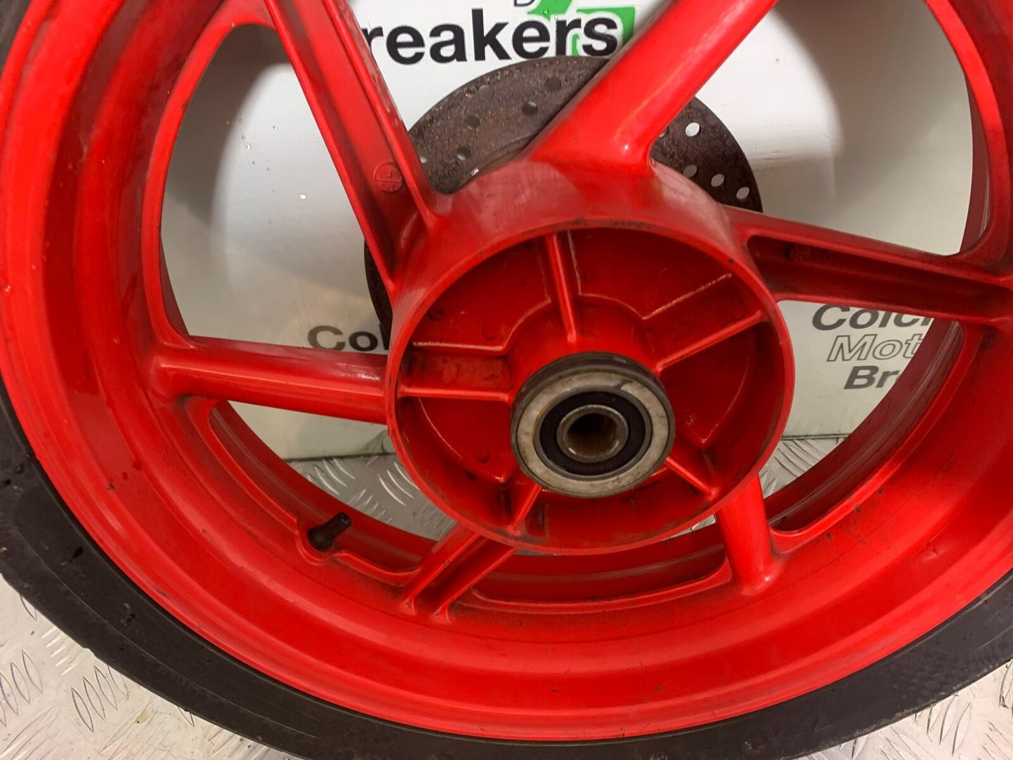 HONDA CBR600 CBR 600 F2 REAR WHEEL AND DISC   YEAR 1991-1993 (CMB1114)