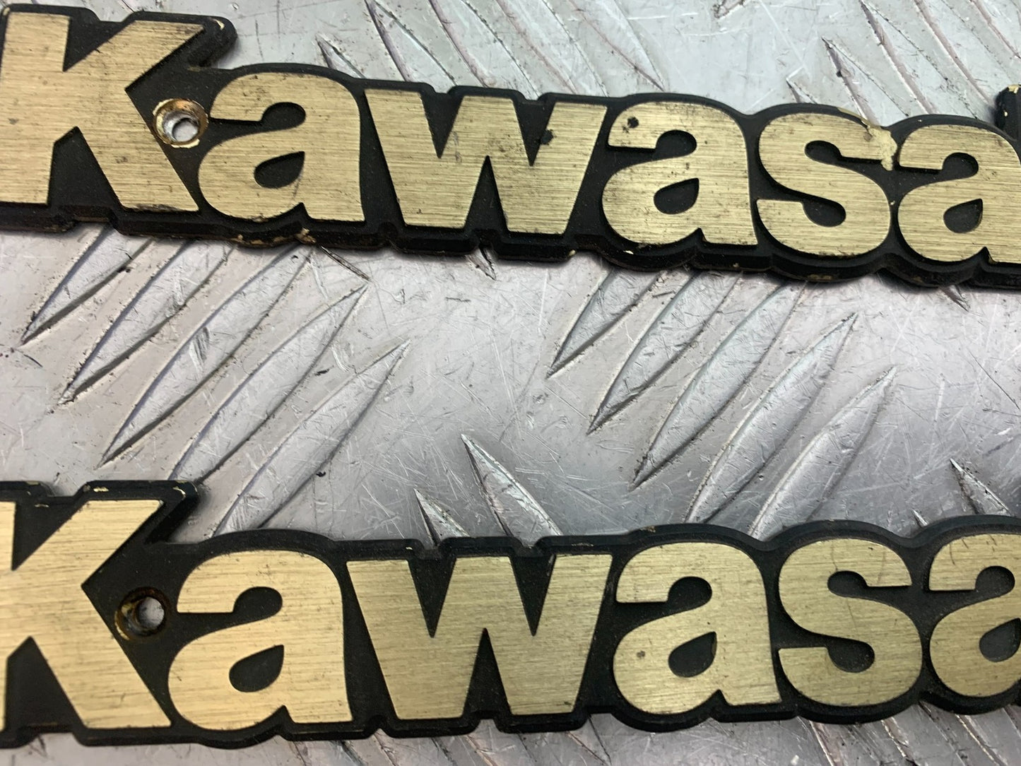 KAWASAKI GT550 GT 550 TANK BADGES   YEAR 1989-1994