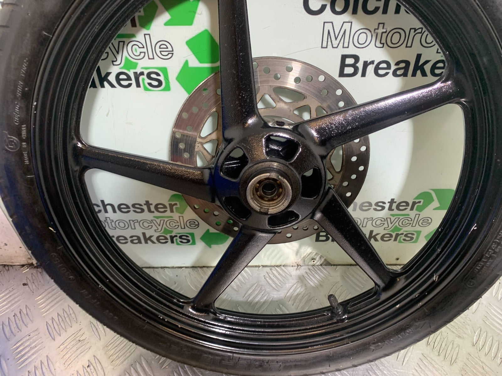 YAMAHA YBR125 YBR 125 FRONT WHEEL AND DISC  YEAR 2010-2017 (CMB1252)