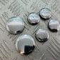 KAWASAKI ZZR1100 D CHROME FRAME CAPS  YEAR 1993-2001 (CMB1289)
