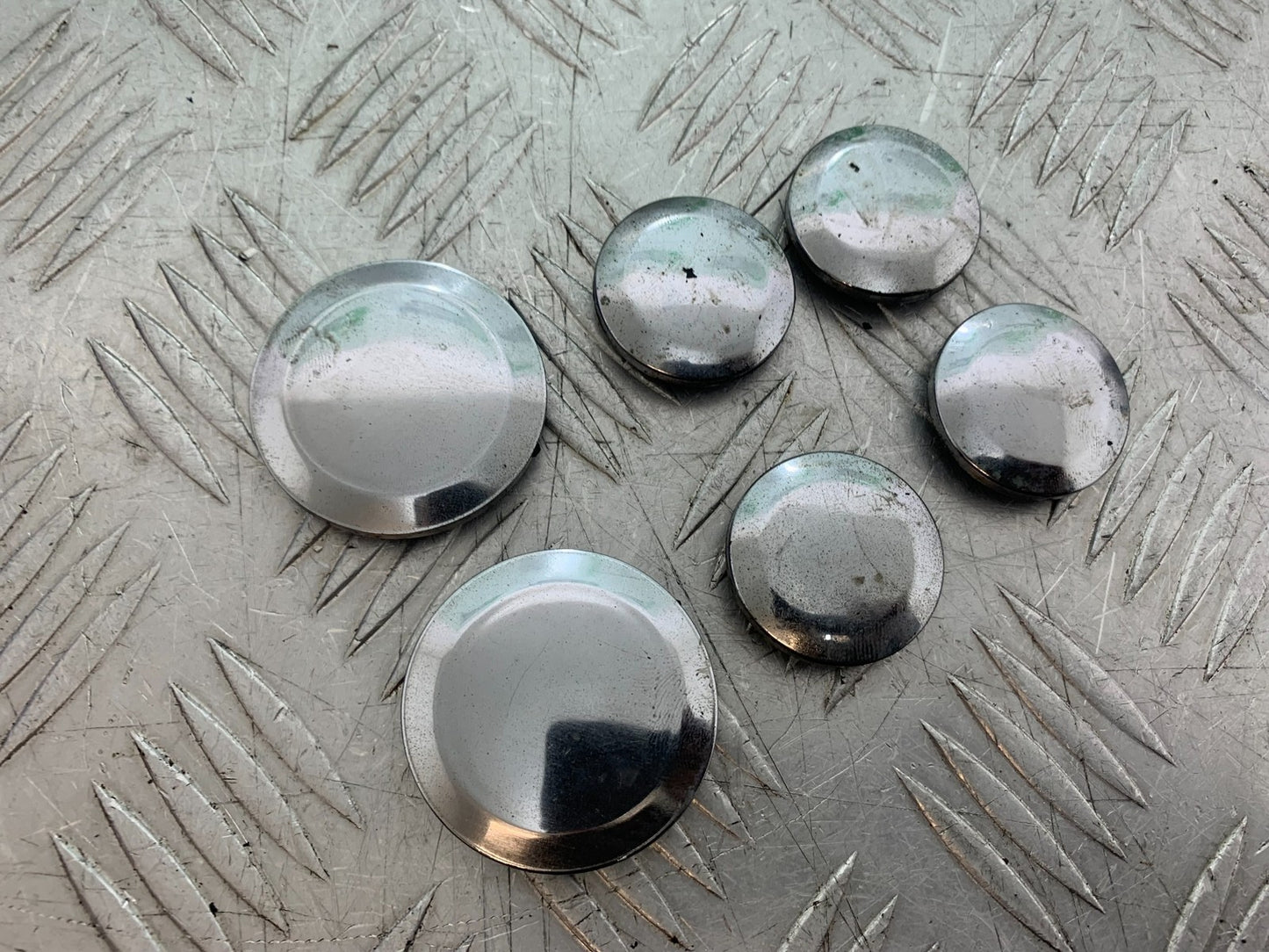 KAWASAKI ZZR1100 D CHROME FRAME CAPS  YEAR 1993-2001 (CMB1289)