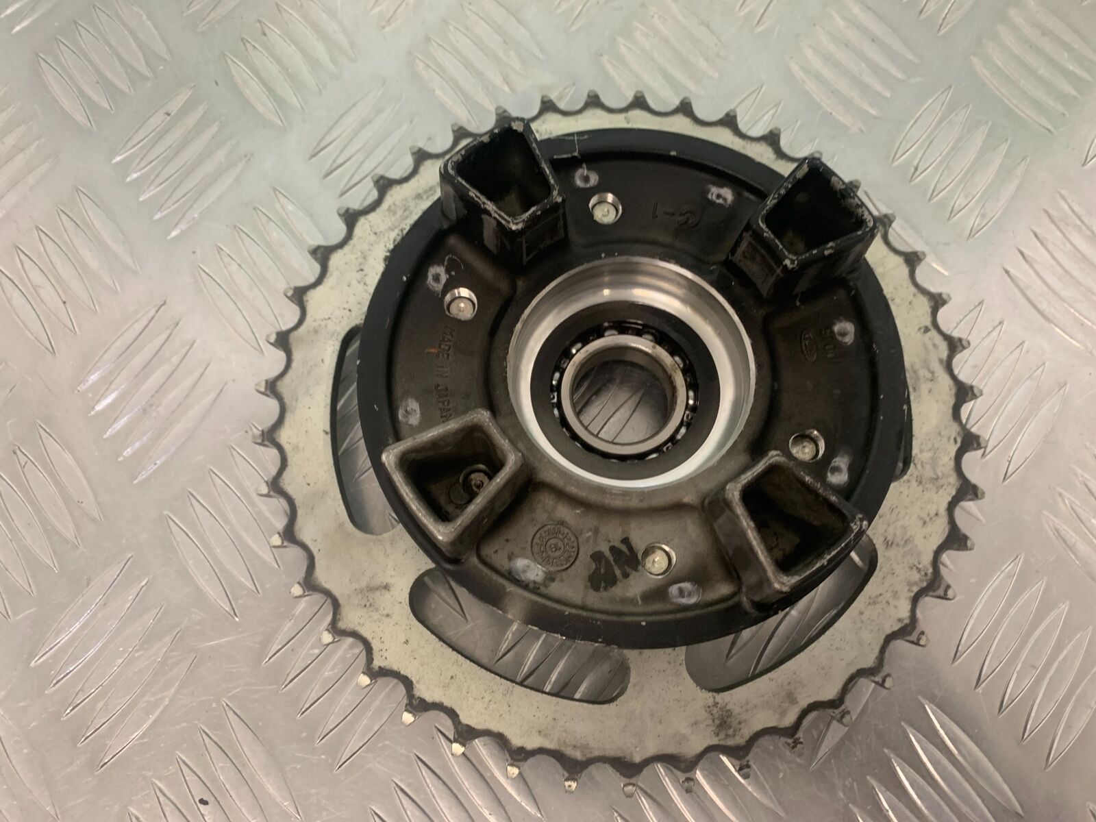 KAWASAKI ZX6R ZX6 R REAR SPROCKET CARRIER  YEAR 2007 2008 (STOCK 973)