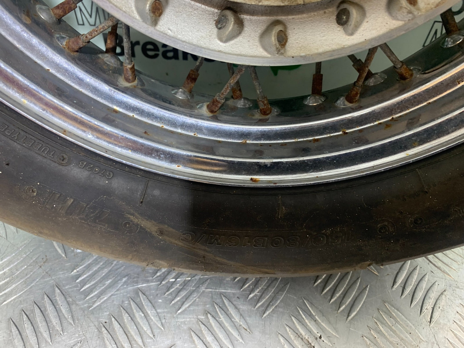 KAWASAKI VN1500 CLASSIC REAR WHEEL YEAR 1999 -2006 (CMB1166)