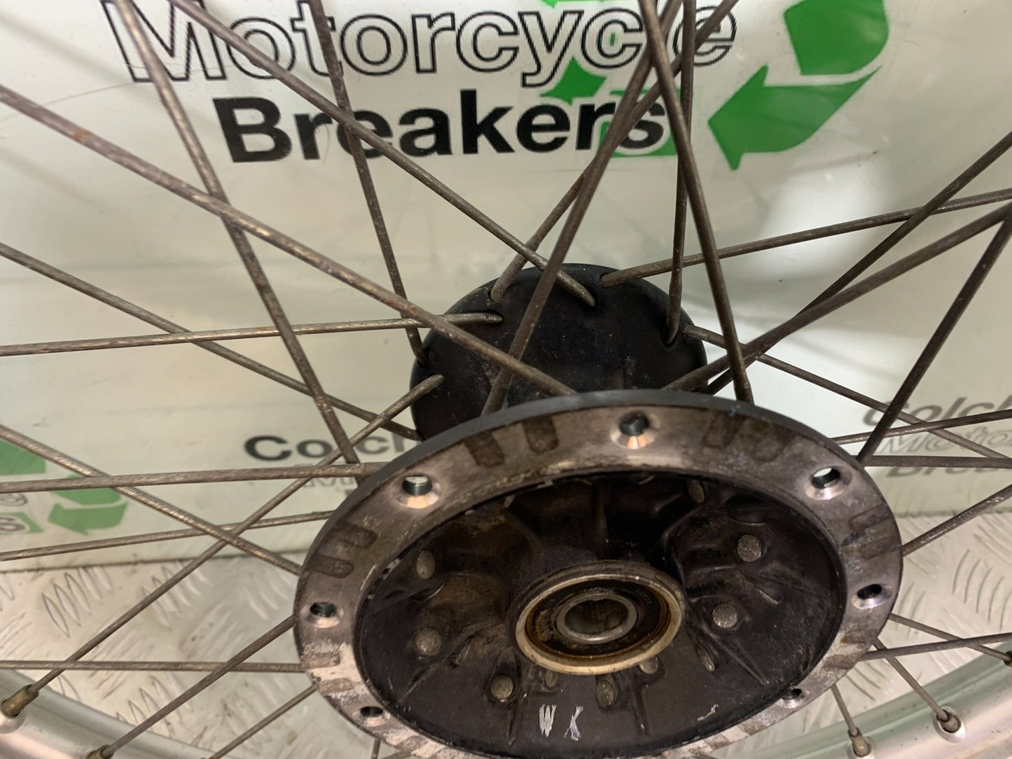KAWASAKI KLR250 KLR 250 FRONT WHEEL   YEAR 1984-2001 (CMB1225)