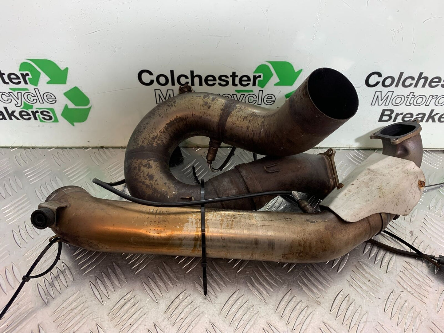 DUCATI 1199 PANIGALE EXHAUST DOWNPIPES   YEAR 2012-2014 (CMB1047)