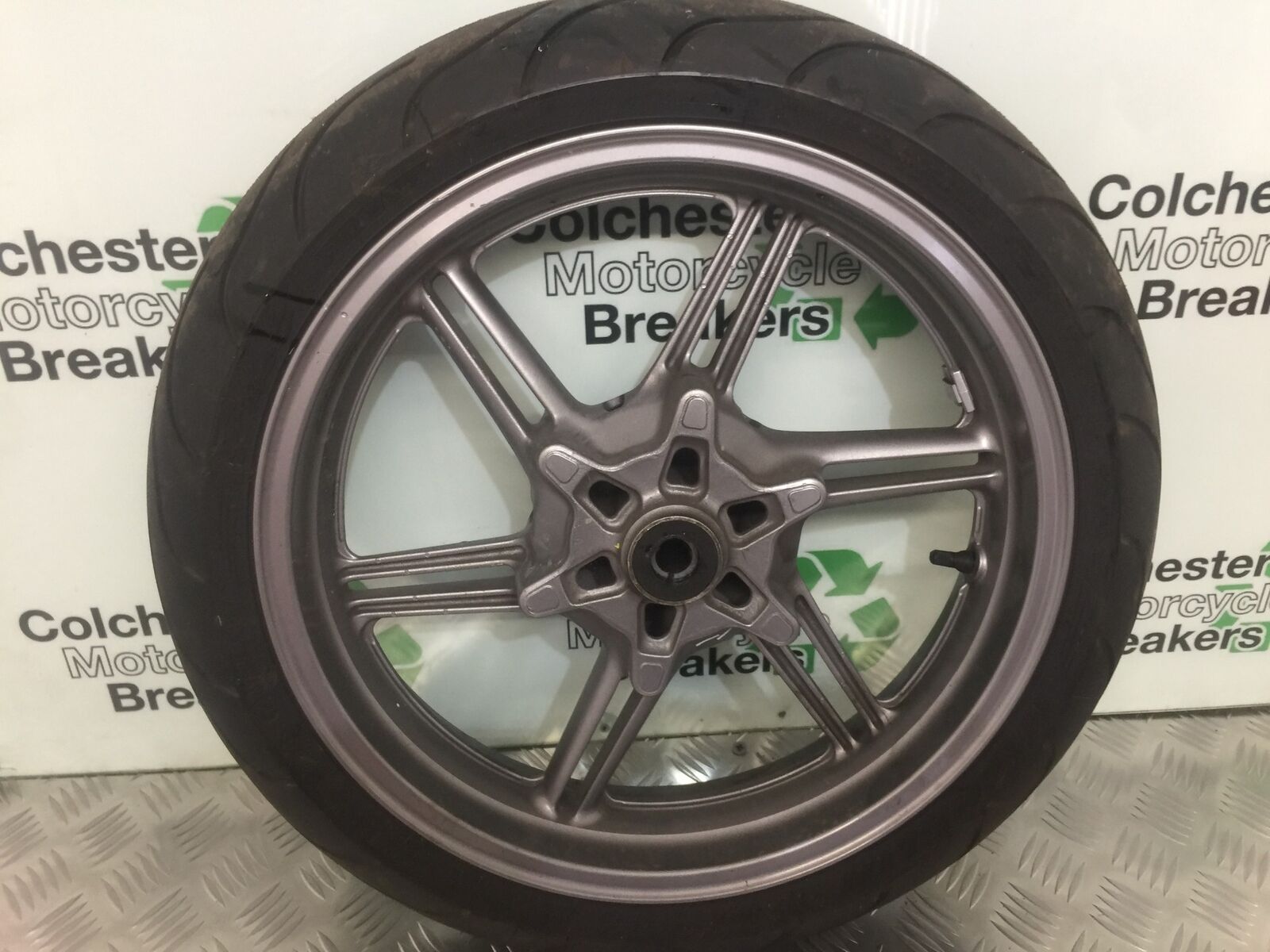 HONDA CBF500 CBF 500 FRONT WHEEL YEAR 2004-08 (STOCK 917)
