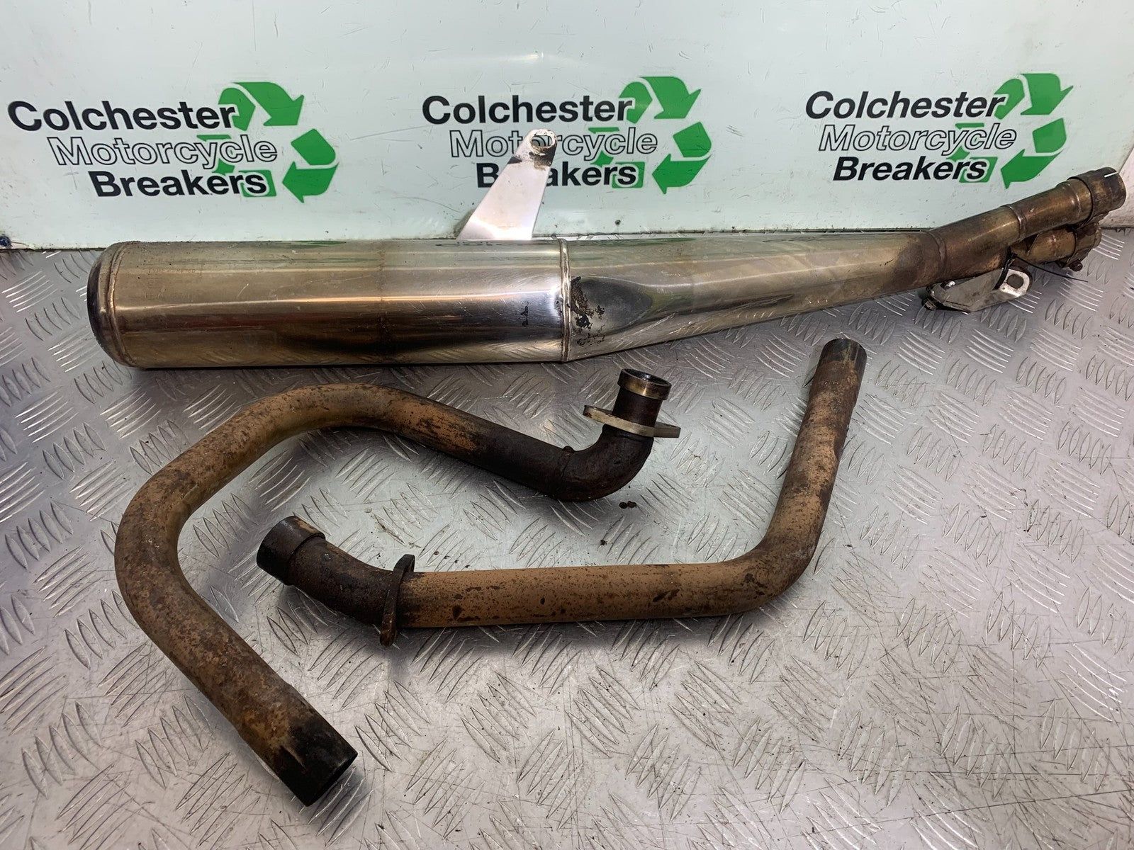 HONDA NT650 V DEAUVILLE MOTAD EXHAUST   YEAR 1999 (CMB1268)