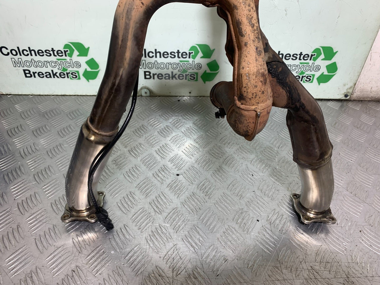SUZUKI SV1000 SV 1000 S EXHAUST DOWNPIPES YEAR 2003-2007 (CMB1293)