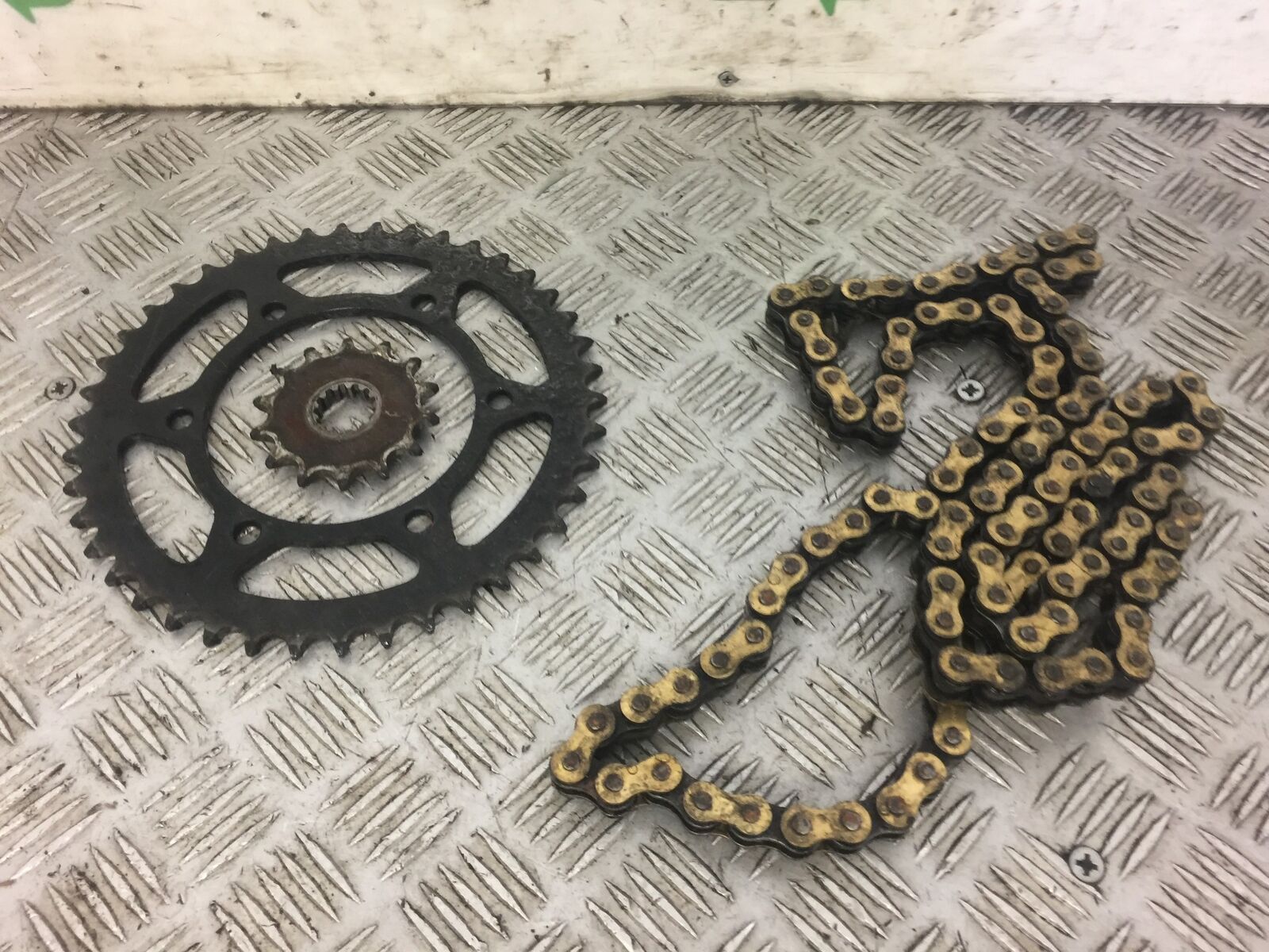 KAWASAKI NINJA 300 EX300 CHAIN AND SPROCKETS YEAR 2017 (STOCK 492)