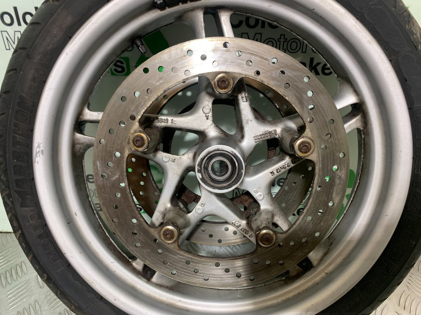 BMW K1200 K 1200 LT FRONT WHEEL AND DISCS  YEAR 1999-07 (CMB1271)