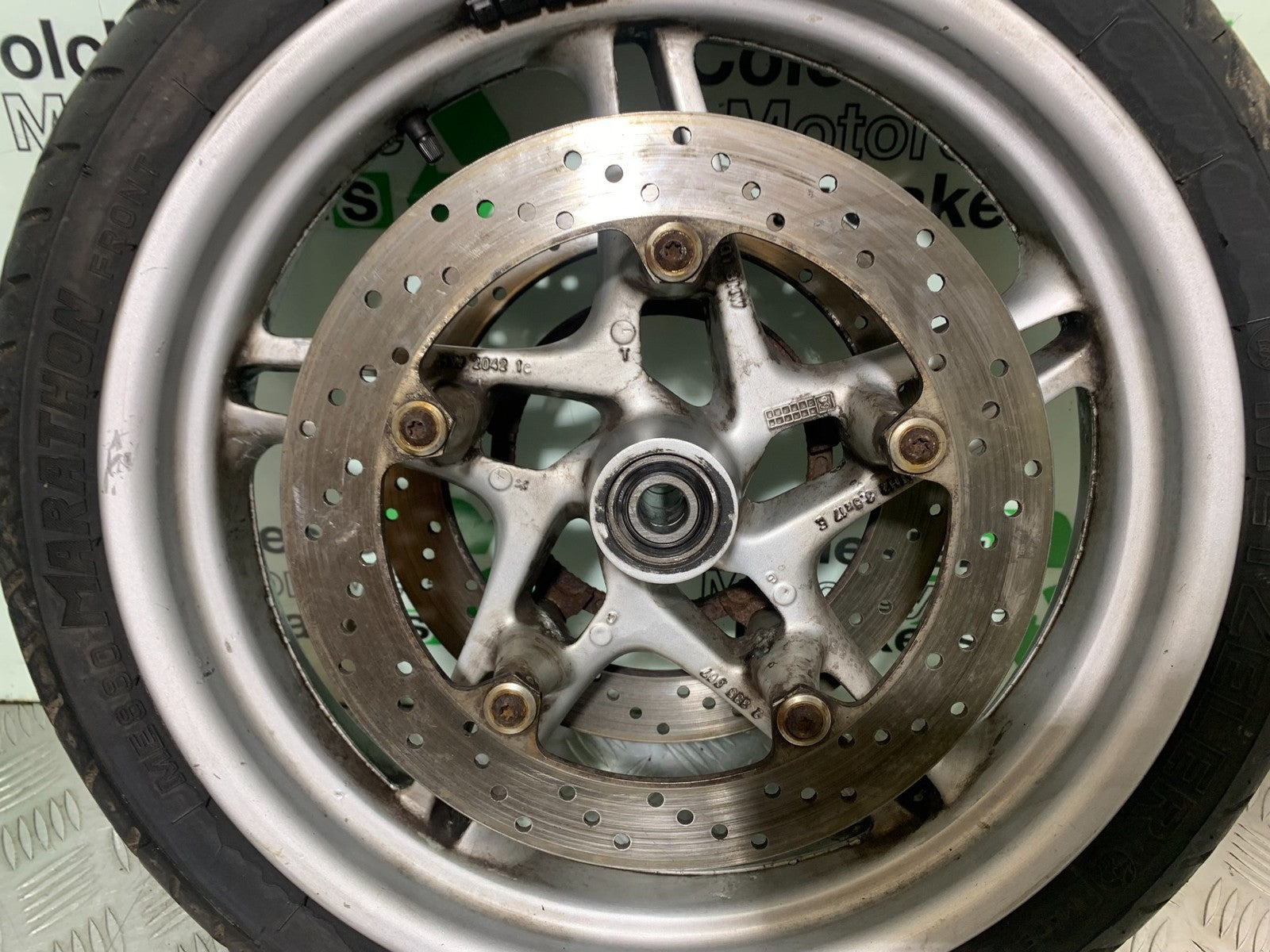 BMW K1200 K 1200 LT FRONT WHEEL AND DISCS  YEAR 1999-07 (CMB1271)