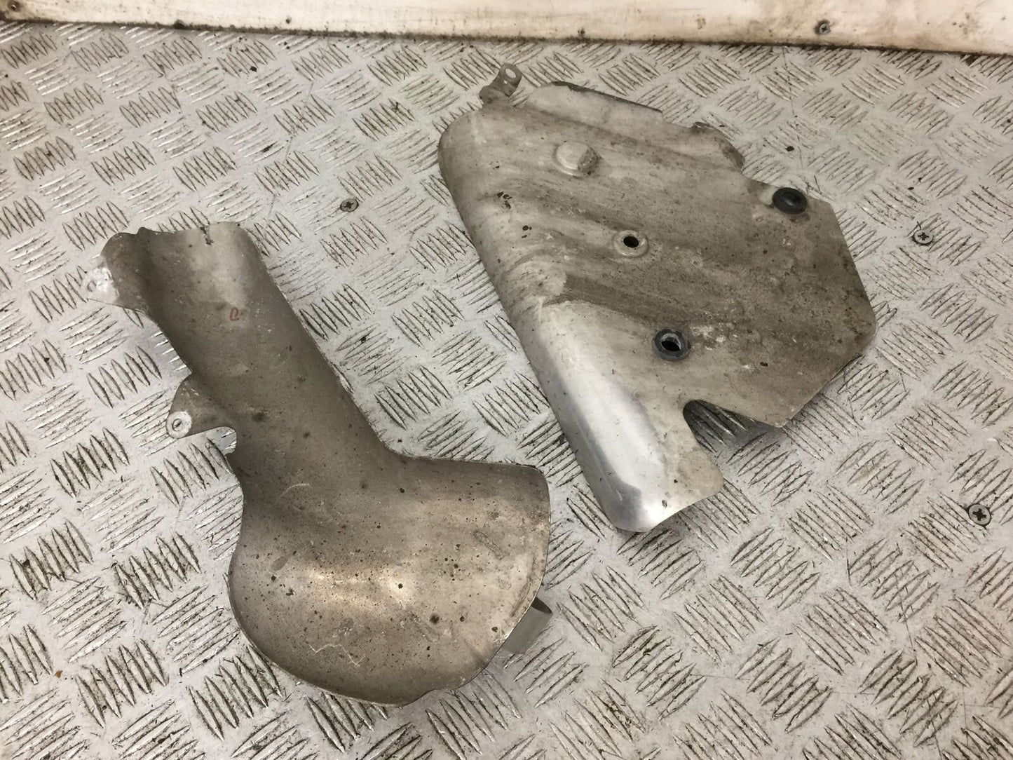 KAWASAKI ZX10R ZX10 R HEAT SHIELDS  2006-2007 (STOCK 895)