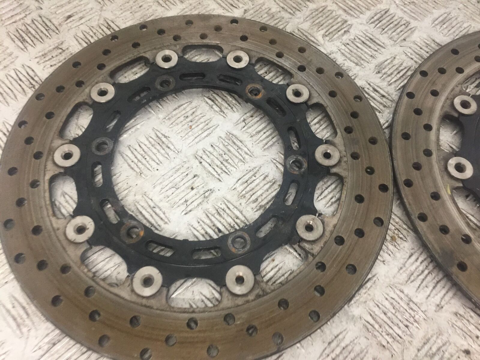 YAMAHA YZF1000 YZF 1000 THUNDERACE FRONT BRAKE DISCS YEAR 1996 (STOCK  777)