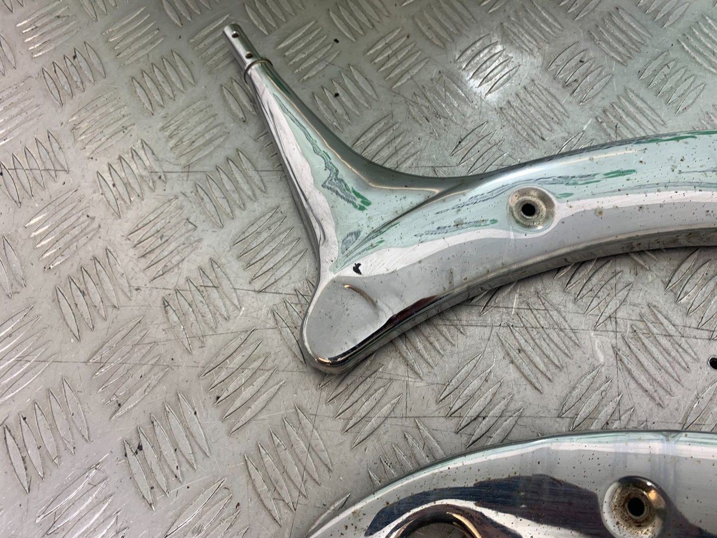 PIONEER NEVADA XF125 CHROME FRAME COVERS  YEAR 2009 (CMB1214)