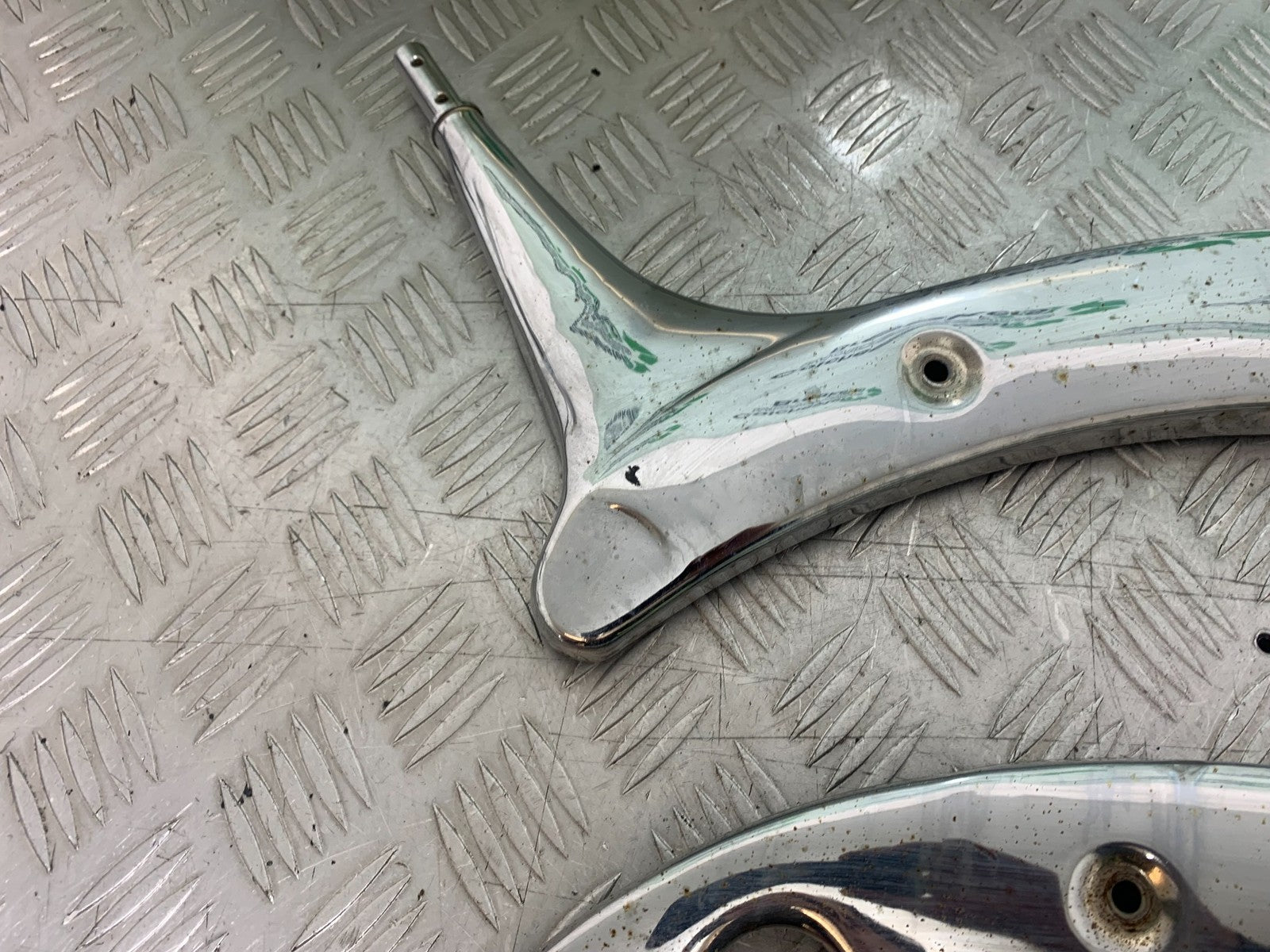PIONEER NEVADA XF125 CHROME FRAME COVERS  YEAR 2009 (CMB1214)
