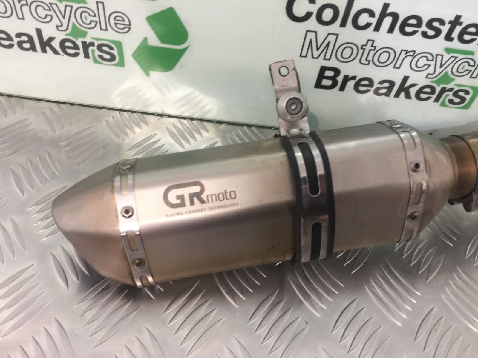 TRIUMPH TIGER 800 XRT GR MOTO SILENCER  YEAR 2015-2017  (STOCK 920)