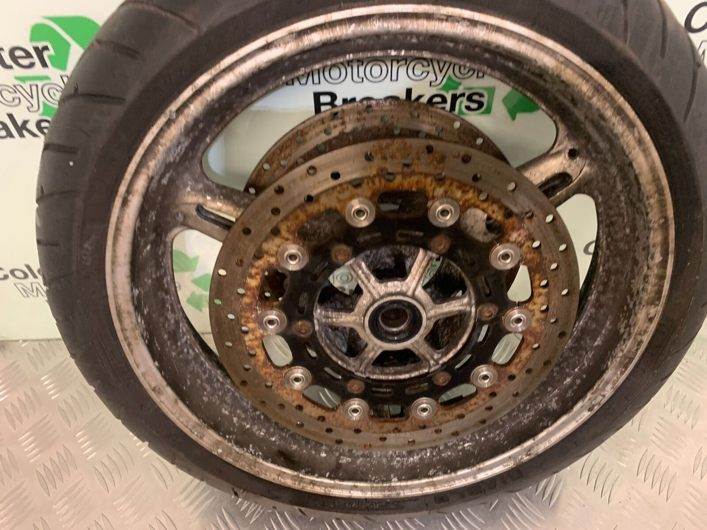 YAMAHA FJR1300 FJR 1300 FRONT WHEEL AND DISCS   YEAR 2001-05 (STOCK 946)