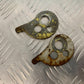 KAWASAKI KLR250 KLR 250 CHAIN ADJUSTERS   YEAR 1984-2001 (STOCK 980)