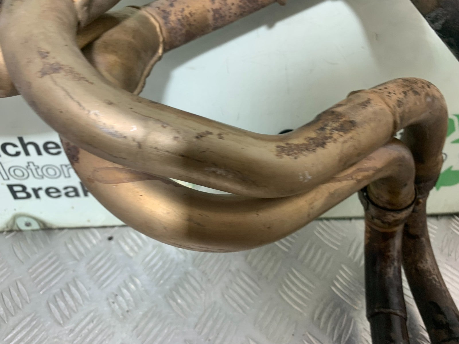 HONDA VFR800 PRE V-TEC EXHAUST DOWNPIPES YEAR 1998-2001 (CMB1233)