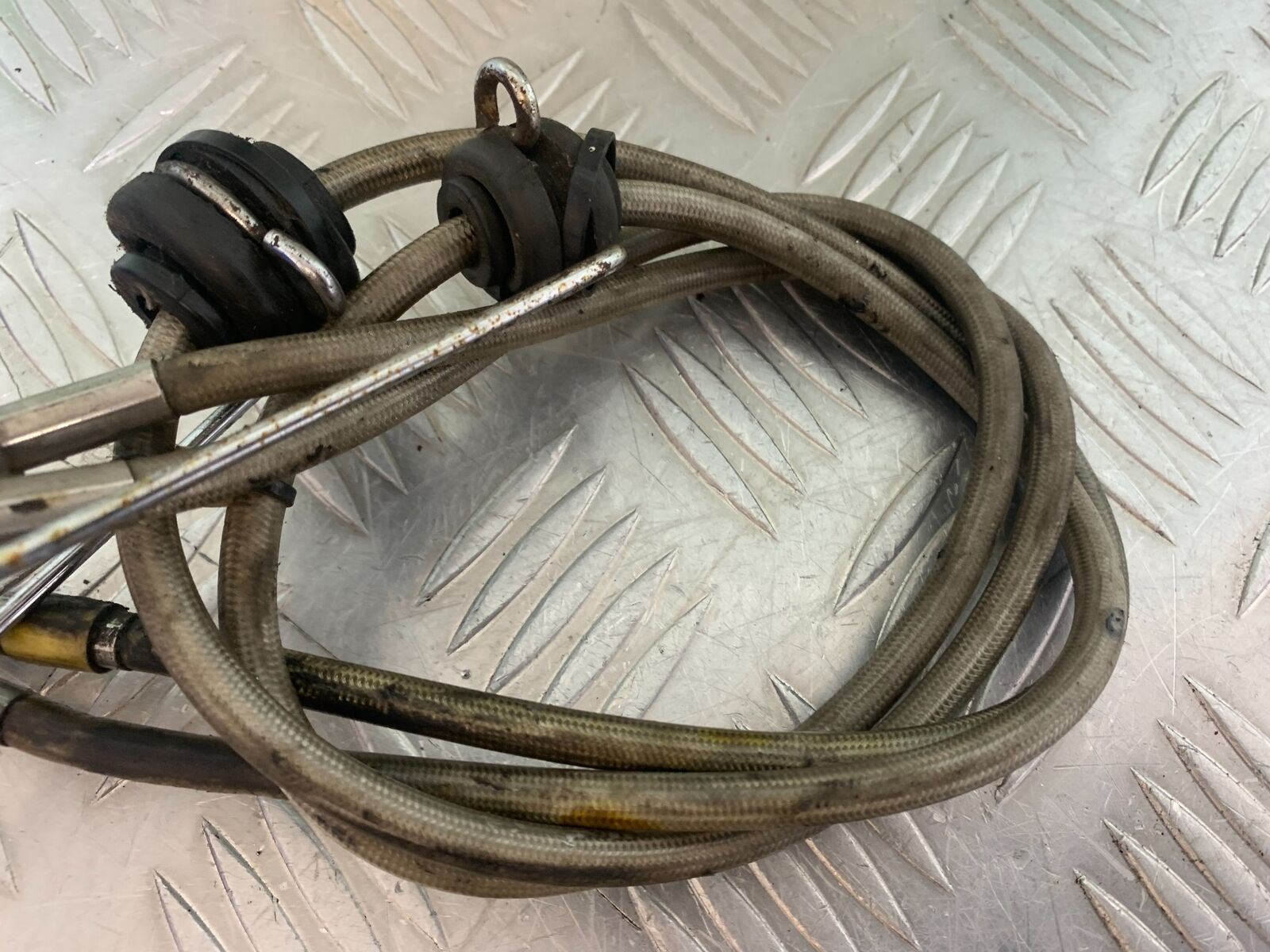 KAWASAKI Z750 ZR750 ZR-7S BRAIDED BRAKE LINES  YEAR 1999-05 (CMB1135)