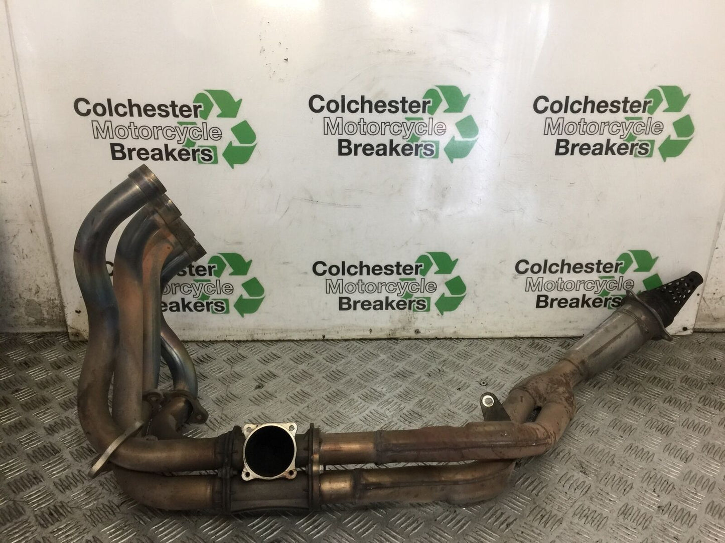 HONDA CBR929 FIREBLADE EXHAUST DOWNPIPES  YEAR 2000-01  (STOCK 683)