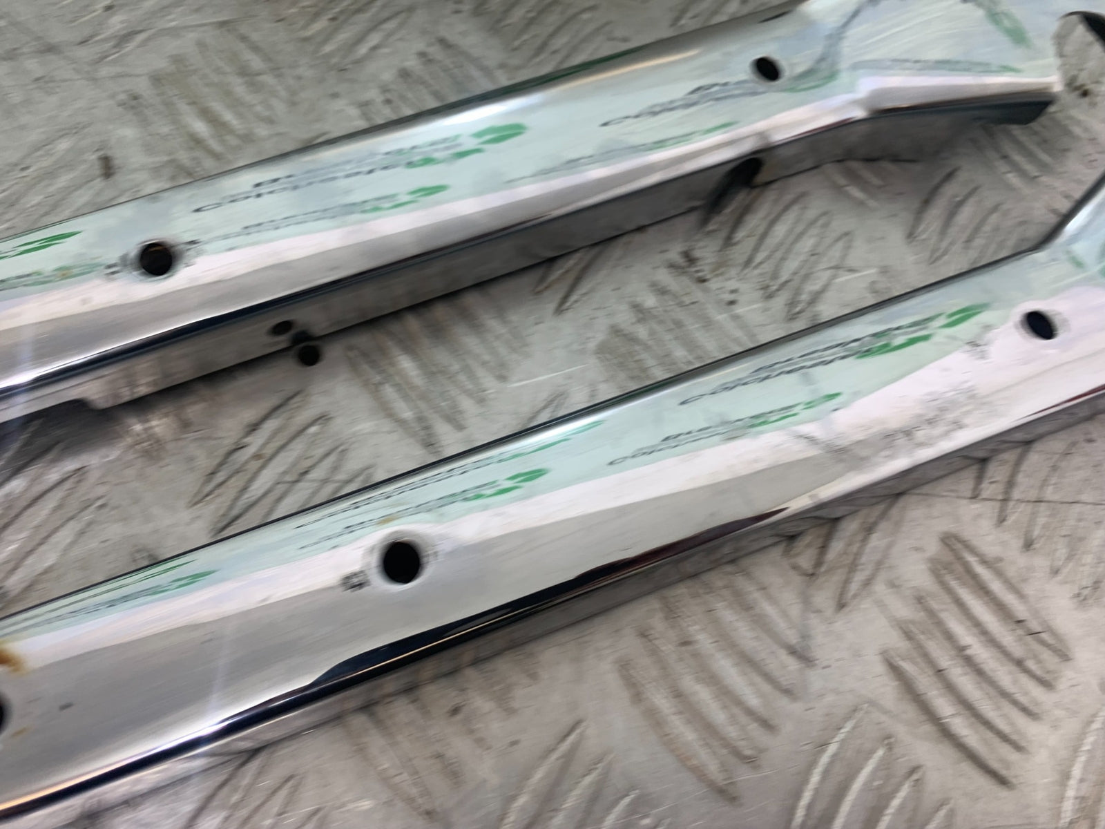 KAWASAKI VN1500 CLASSIC CHROME FRAME COVERS  YEAR 1999 -2006 (CMB1166)