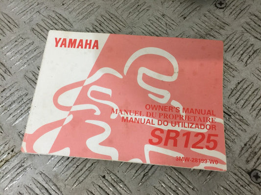 YAMAHA SR125 OWNERS MANUAL