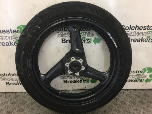 MOTO GUZZI SPORT 4V FRONT WHEEL (GOOD TYRE) YEAR 2009 (STOCK 469)