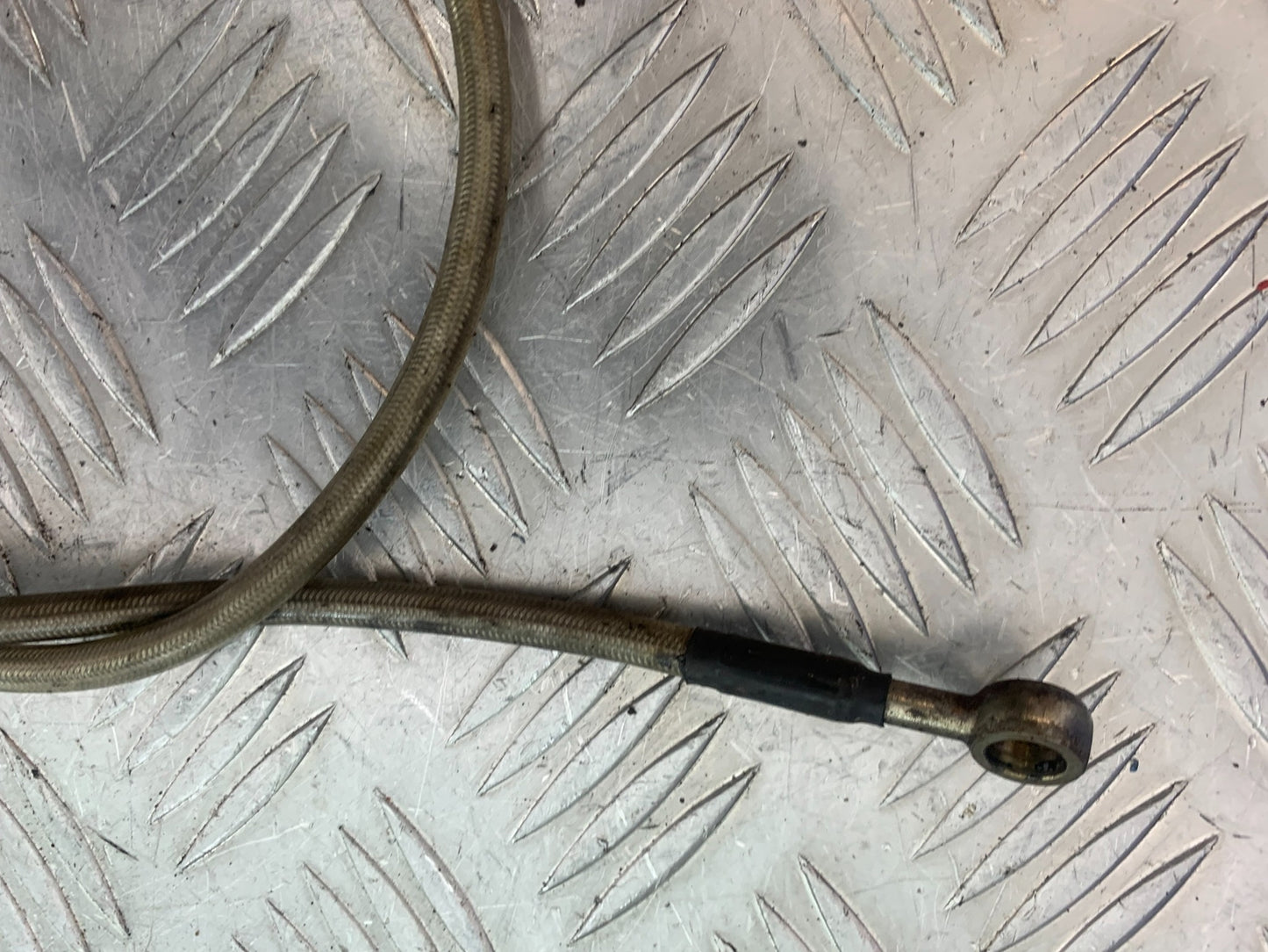 YAMAHA XV535 XV 535 VIRAGO BRAIDED FRONT BRAKE LINE   YEAR 1994-02 (CMB1162)