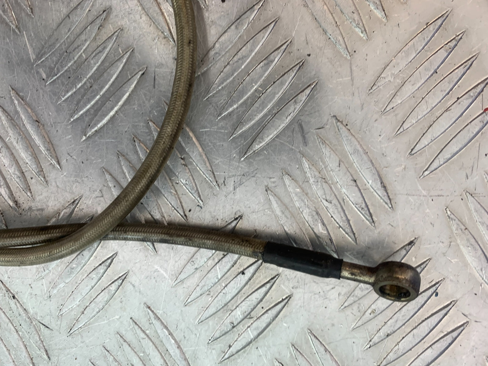 YAMAHA XV535 XV 535 VIRAGO BRAIDED FRONT BRAKE LINE   YEAR 1994-02 (CMB1162)