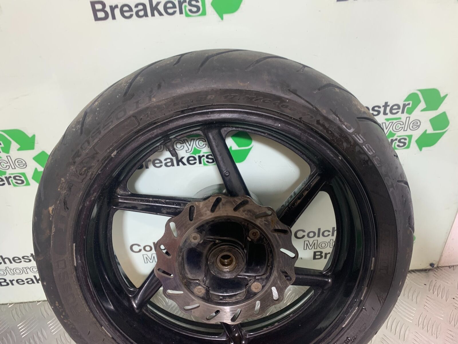HONDA CBR600 CBR 600 F2 REAR WHEEL AND DISC YEAR 1991-1994(CMB1133)