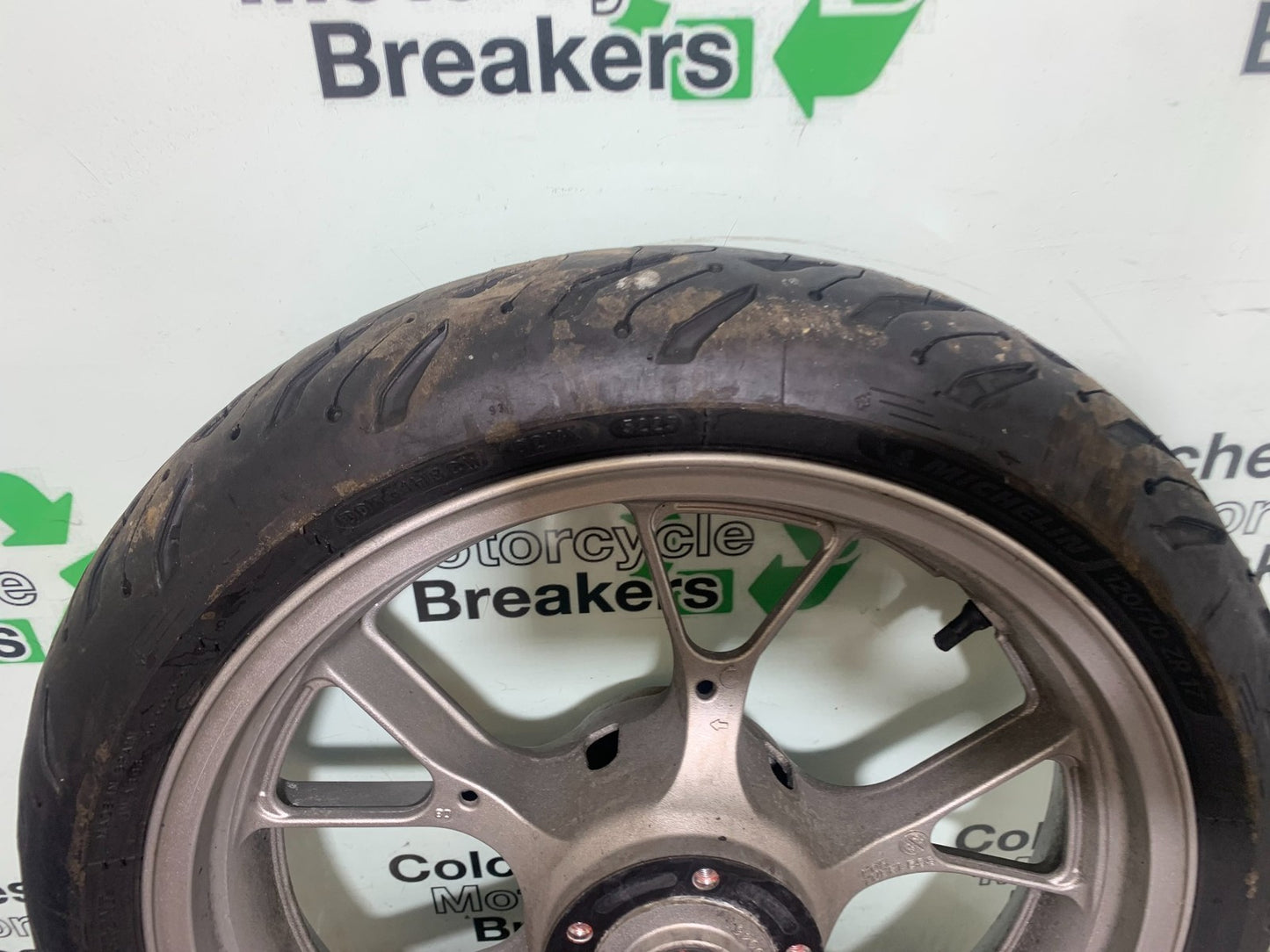 KAWASAKI GTR1400 GTR 1400 FRONT WHEEL (GOOD TYRE) YEAR 2007-2009 (CMB1174)