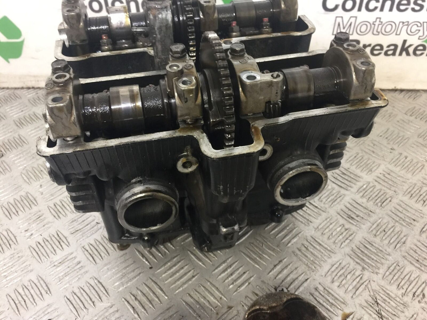 KAWASAKI EN500 EN 500 CYLINDER HEAD AND BARRELS YEAR 1990