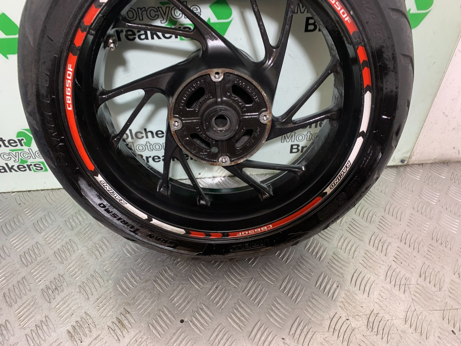 HONDA CB650F CB 650 FA-E REAR WHEEL   YEAR 2014-2017 (CMB1226)