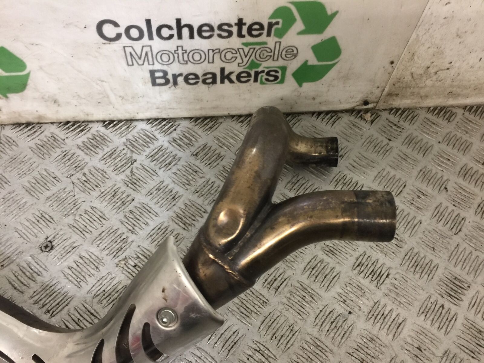 HUSQVARNA TE 610 E EXHAUST DOWNPIPES YEAR 2001 (STOCK 803)