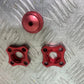 SUZUKI GSXR750 GSXR 750 K4 K5 FORK ADJUSTERS AND YOKE BOLT   2004-2005 (CMB1319)