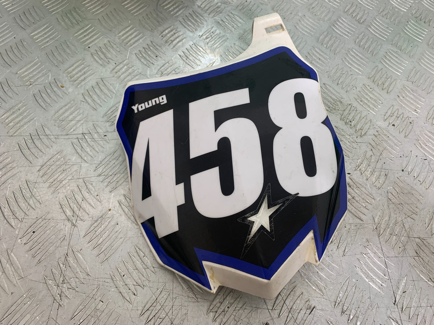 KAWASAKI KXF450 KXF 450 FRONT NUMBER BOARD   YEAR 2013 CMB1217)