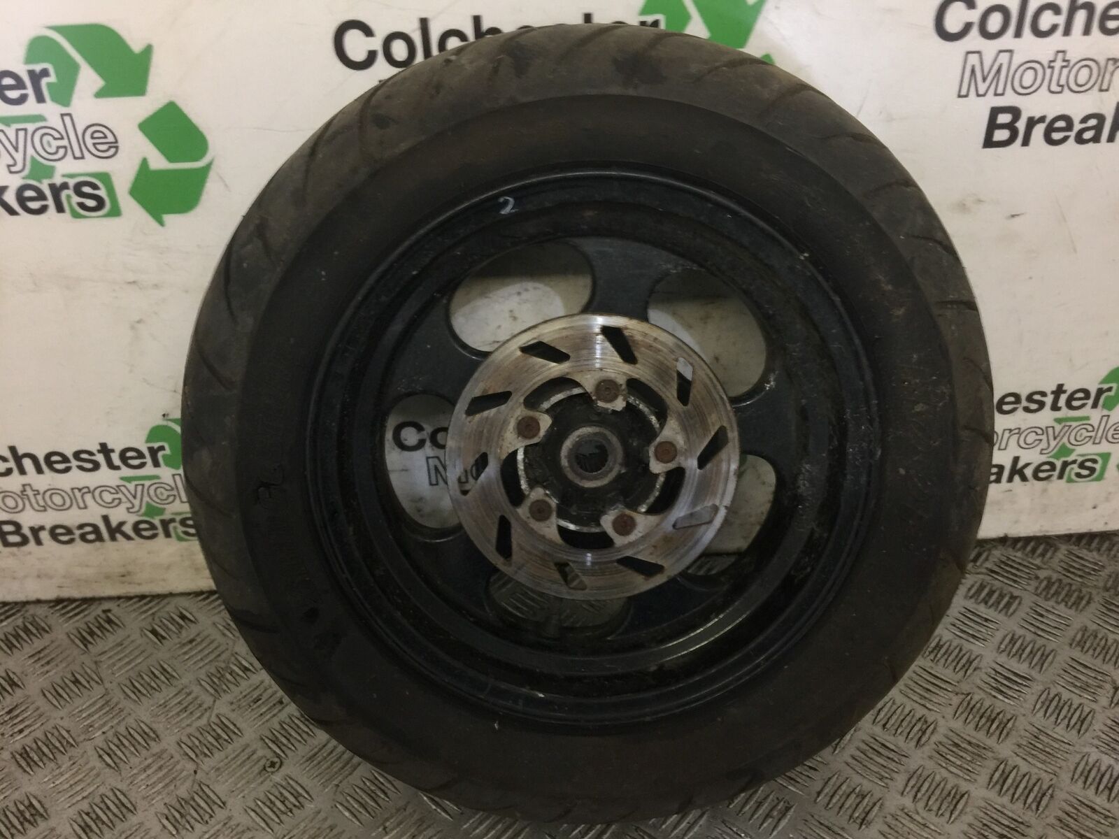 ITALJET 125 FORMULA REAR WHEEL AND DISC 1999 (STOCK 559)